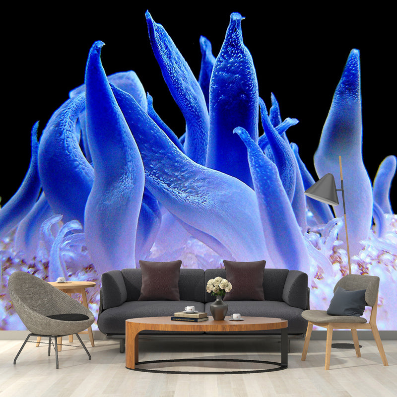 Environment Friendly Resistant Mural Wallpaper Marine Life Sleeping Room Wall Mural