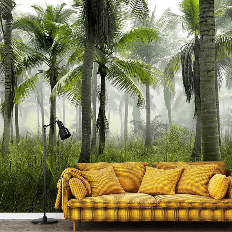 Environment Friendly Wall Mural Wallpaper Tropical Scenery Sitting Room Wall Mural