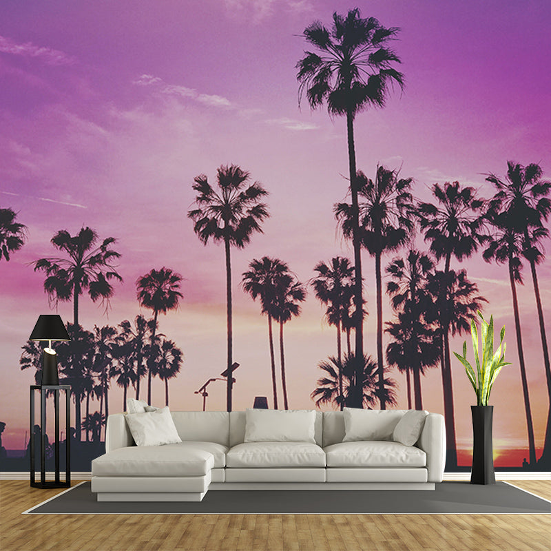 Environment Friendly Wall Mural Wallpaper Tropical Scenery Sitting Room Wall Mural