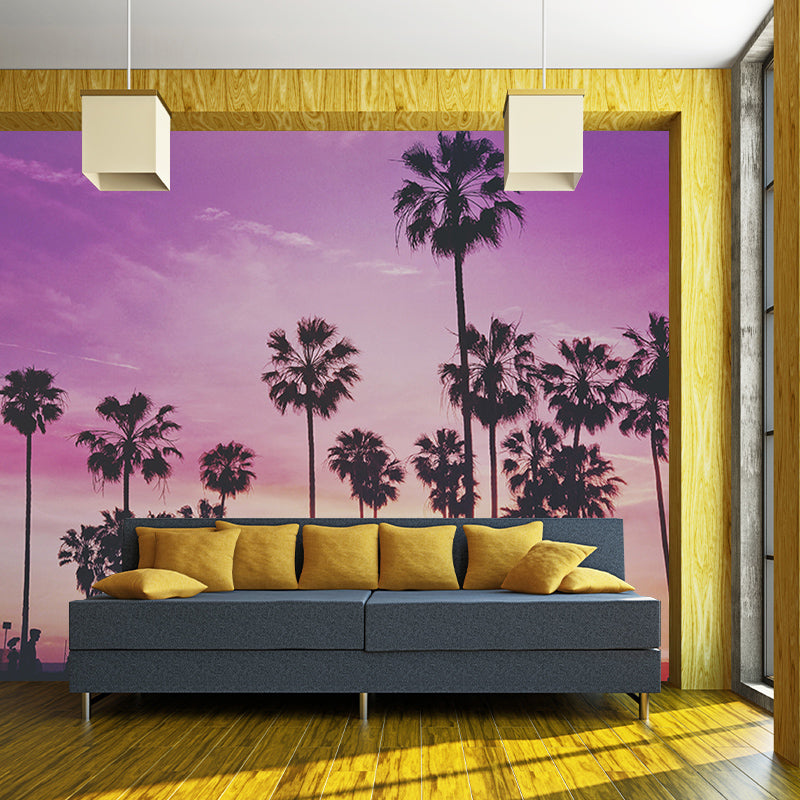 Environment Friendly Wall Mural Wallpaper Tropical Scenery Sitting Room Wall Mural