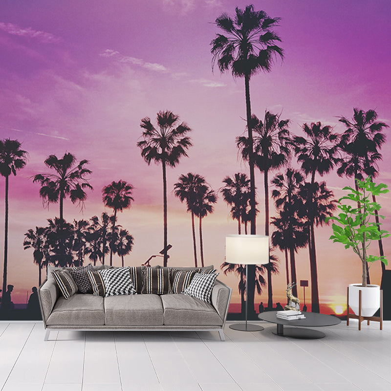Environment Friendly Wall Mural Wallpaper Tropical Scenery Sitting Room Wall Mural