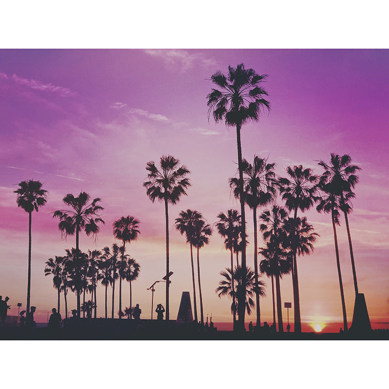 Environment Friendly Wall Mural Wallpaper Tropical Scenery Sitting Room Wall Mural