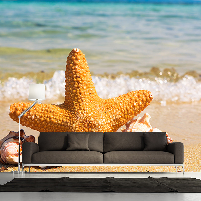 Environment Friendly Wall Mural Wallpaper Tropical Scenery Sitting Room Wall Mural