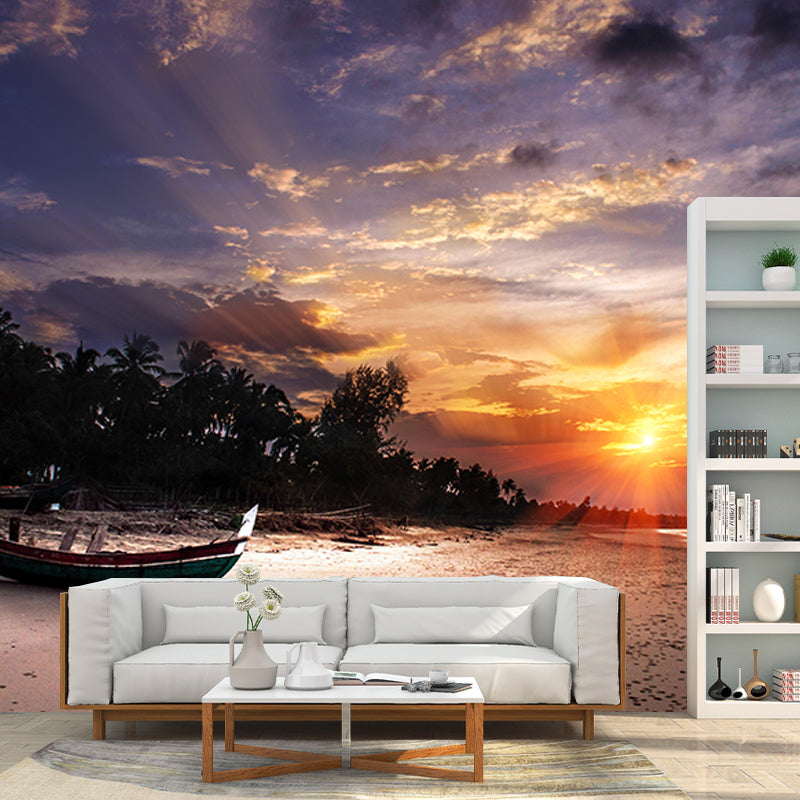 Decorative Wall Mural Wallpaper Tropical Scenery Sitting Room Wall Mural