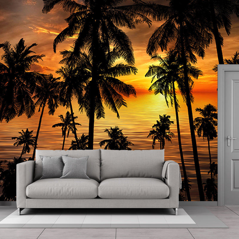Environmental Wall Mural Wallpaper Tropical Scenery Sitting Room Wall Mural