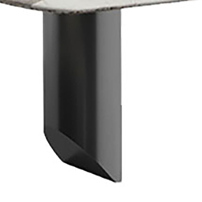 1/2/5/6/7 Pieces Dining Set Modern Sintered Stone Dining Table set with Leather Chairs