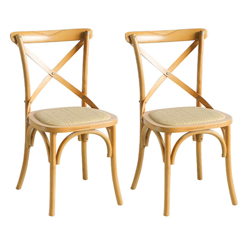 Solid Wood 1/2/5 Pieces Dining Set Modern Rectangle Dinette Table Set for Home Use