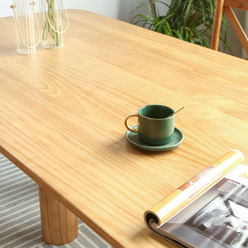 Solid Wood 1/2/5 Pieces Dining Set Modern Rectangle Dinette Table Set for Home Use