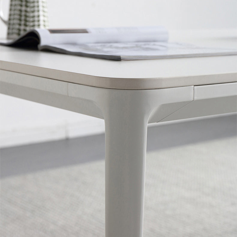 Modern 1/4/5/6/7 Pieces White Dining Set Sintered Stone Dining Table Set with Chairs