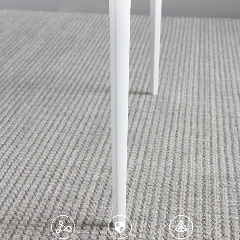 Modern 1/4/5/6/7 Pieces White Dining Set Sintered Stone Dining Table Set with Chairs