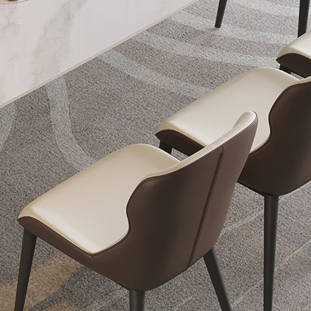 Modern 1/4/5/7/9 Pieces Dining Set Sintered Stone Dining Table Set with Leather Chairs