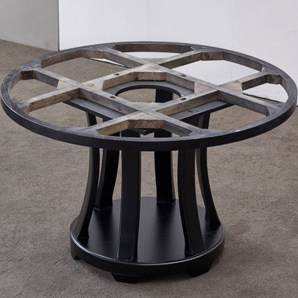 Mesa de comedor estándar moderna Mesa de comedor redonda de mármol con base de pedestal
