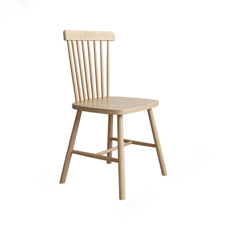 Sillas de comedor estilo moderno Sillas de cocina sin brazos con patas de madera