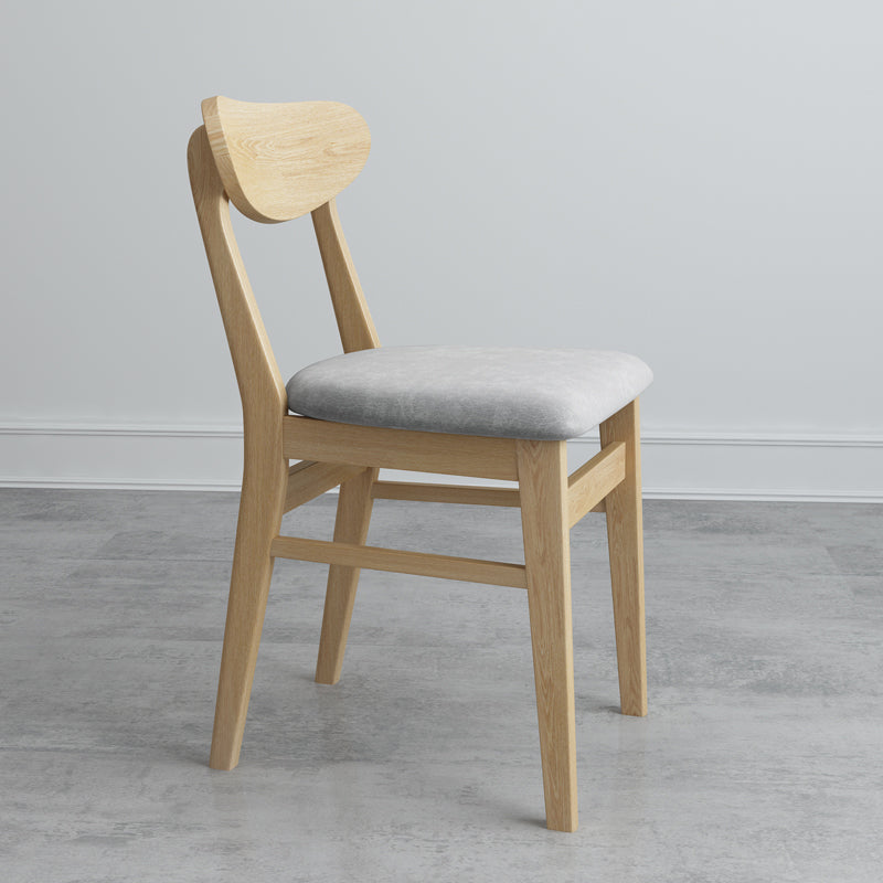 Sillas de comedor estilo moderno Sillas de cocina sin brazos con patas de madera