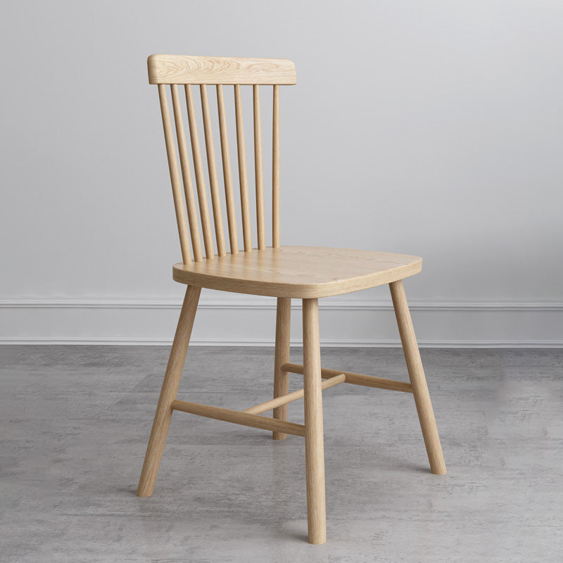 Sillas de comedor estilo moderno Sillas de cocina sin brazos con patas de madera