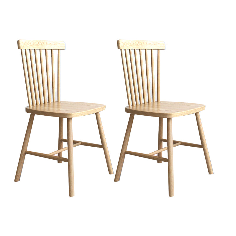 Sillas de comedor estilo moderno Sillas de cocina sin brazos con patas de madera