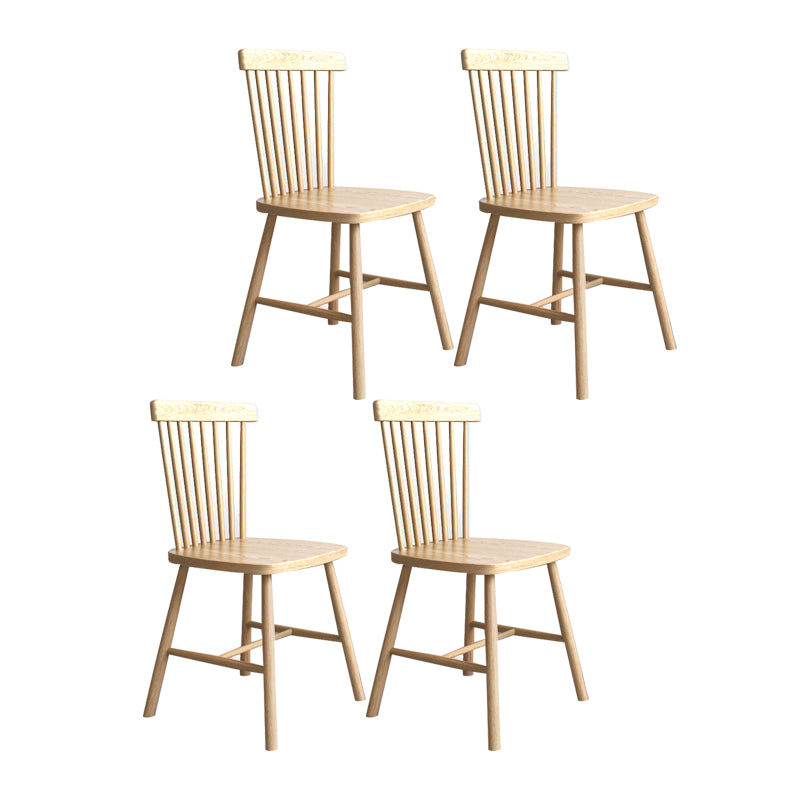 Sillas de comedor estilo moderno Sillas de cocina sin brazos con patas de madera