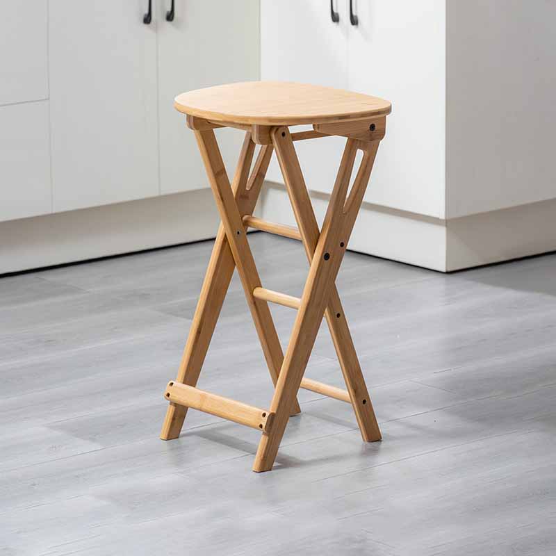 Minimalismo interior Madera sin brazos Tablas de mostrador plegable, 1 pieza