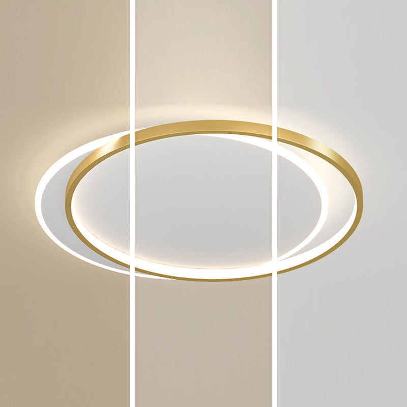 Luminaires de plafond de simplicité de lumière montée par plafond de LED pour la salle à manger de salon