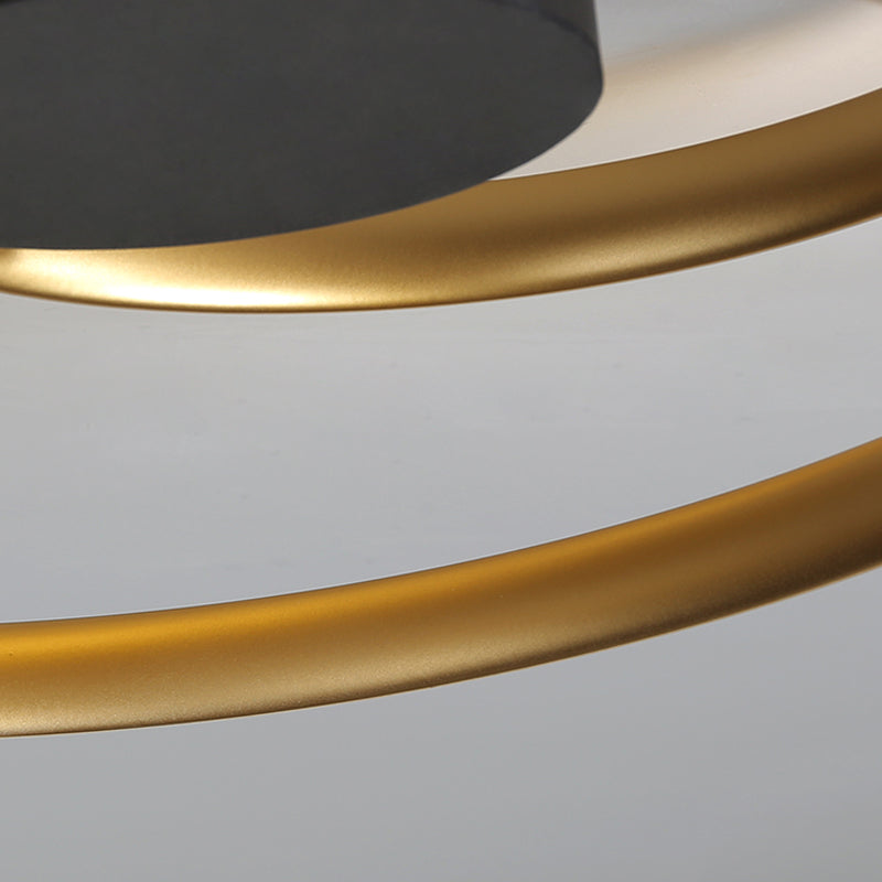 LED Ceiling Mounted Light Simplicity Flush Ceiling Light Fixtures with Silicone Shade