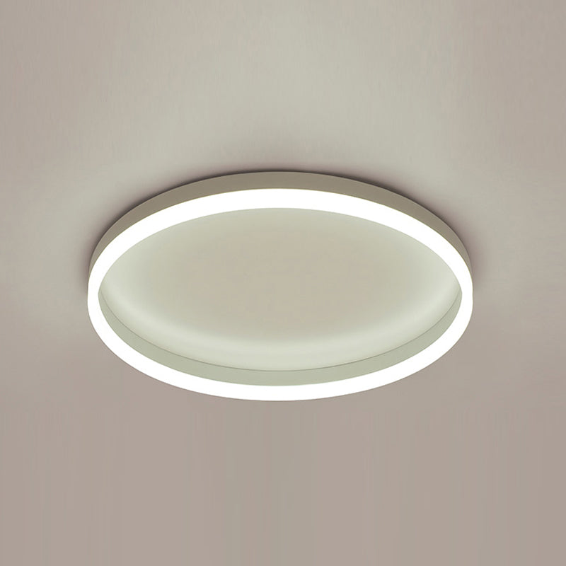 Luminaires de plafond encastrés de simplicité noire de lumière montée par plafond de LED pour le salon