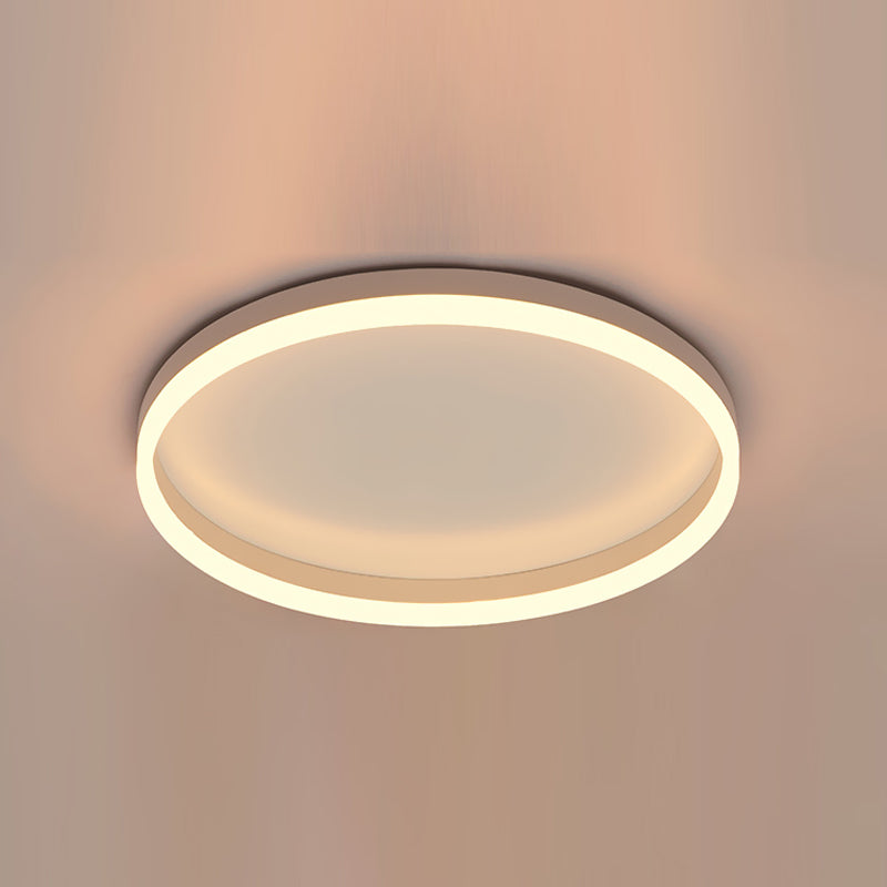 Luminaires de plafond encastrés de simplicité noire de lumière montée par plafond de LED pour le salon