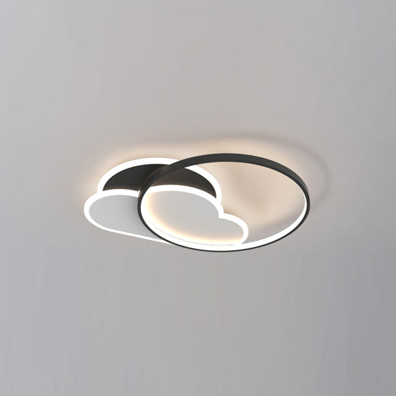 Luminaires de plafond encastrés contemporains à LED pour salon