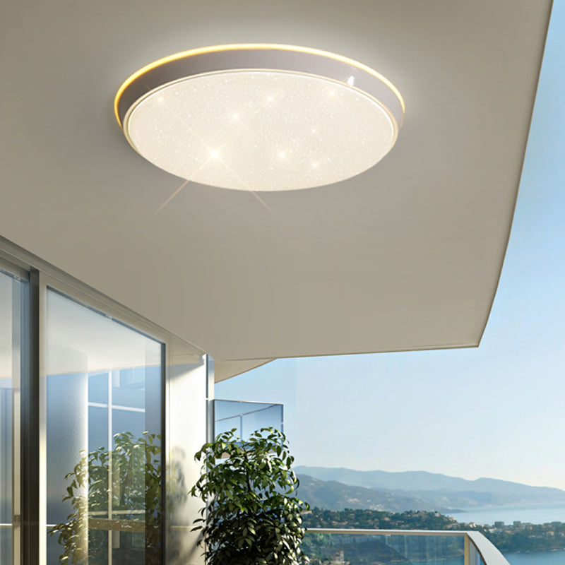 Luminaires de plafond encastrés contemporains de lumière montée par plafond de LED blanche pour le salon