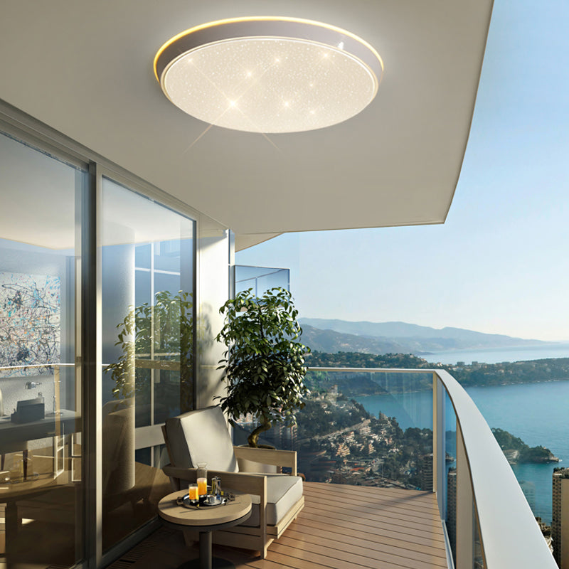 Luminaires de plafond encastrés contemporains de lumière montée par plafond de LED blanche pour le salon