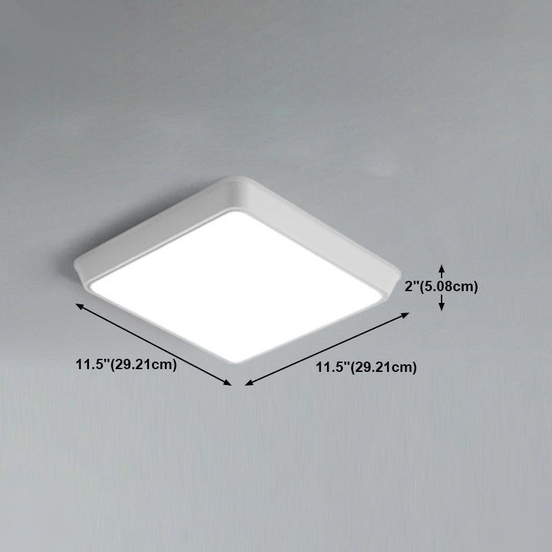 Luminaires de plafond encastrés contemporains de lumière montée par plafond de LED blanche pour le salon