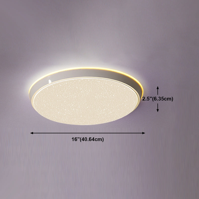 Luminaires de plafond encastrés contemporains de lumière montée par plafond de LED blanche pour le salon