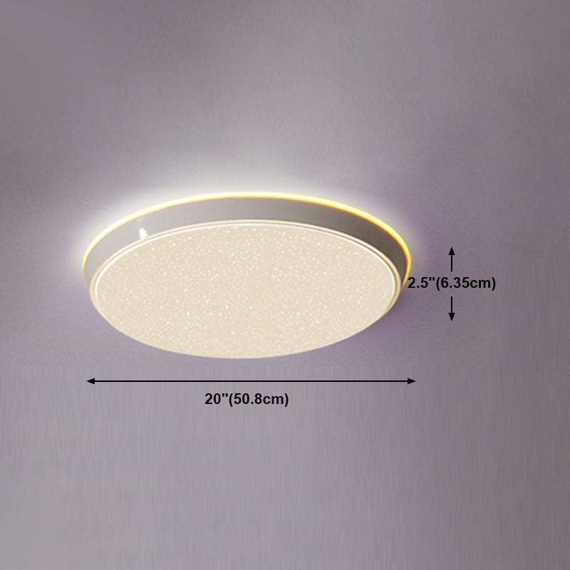 Luminaires de plafond encastrés contemporains de lumière montée par plafond de LED blanche pour le salon