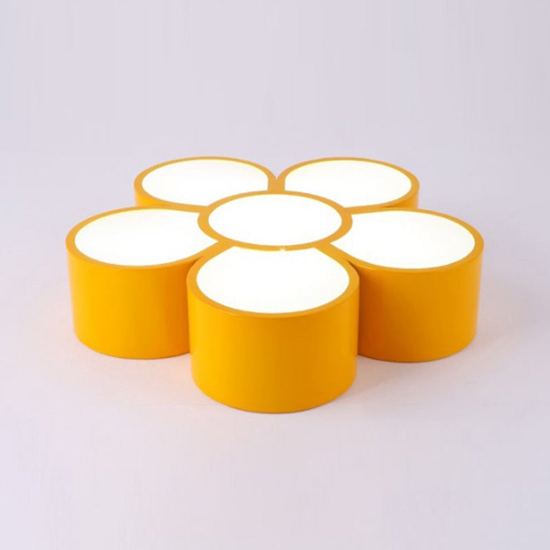 Blume LED Hängende Leuchte Cartoon Metall Klassenzimmer Deckenheizlampe
