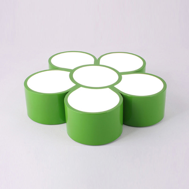 Blume LED Hängende Leuchte Cartoon Metall Klassenzimmer Deckenheizlampe