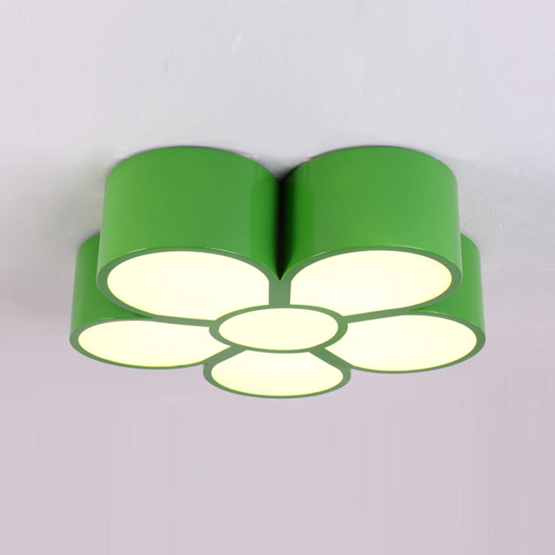 Blume LED Hängende Leuchte Cartoon Metall Klassenzimmer Deckenheizlampe