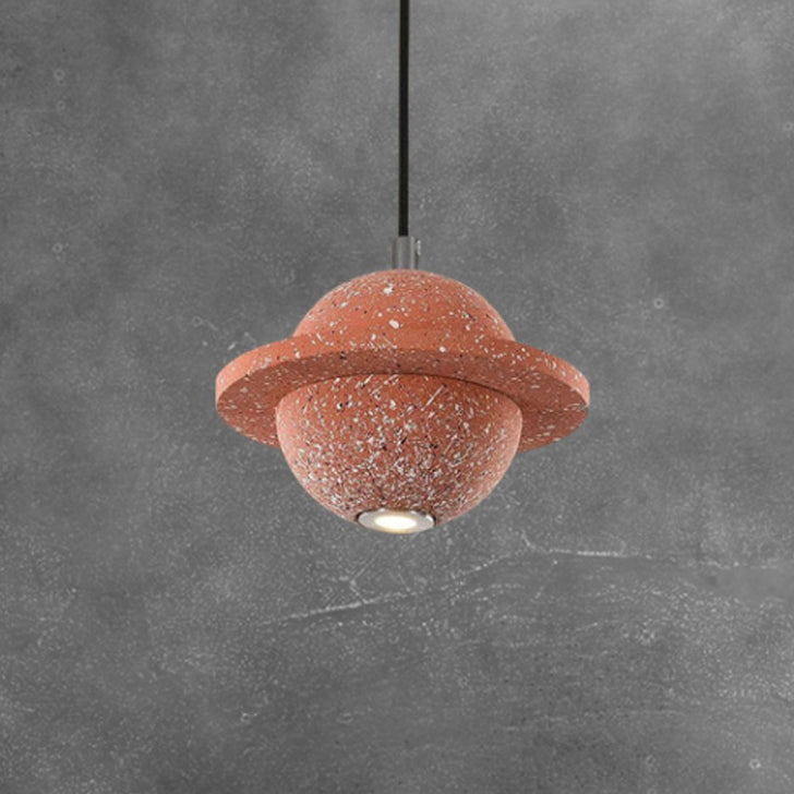 Planet Nordic Planet Pendant Ciment 1-Head Room Dustal Small Sanging Pendant Light