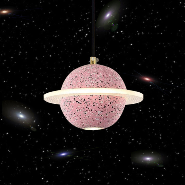Planet Nordic Planet Pendant Ciment 1-Head Room Dustal Small Sanging Pendant Light