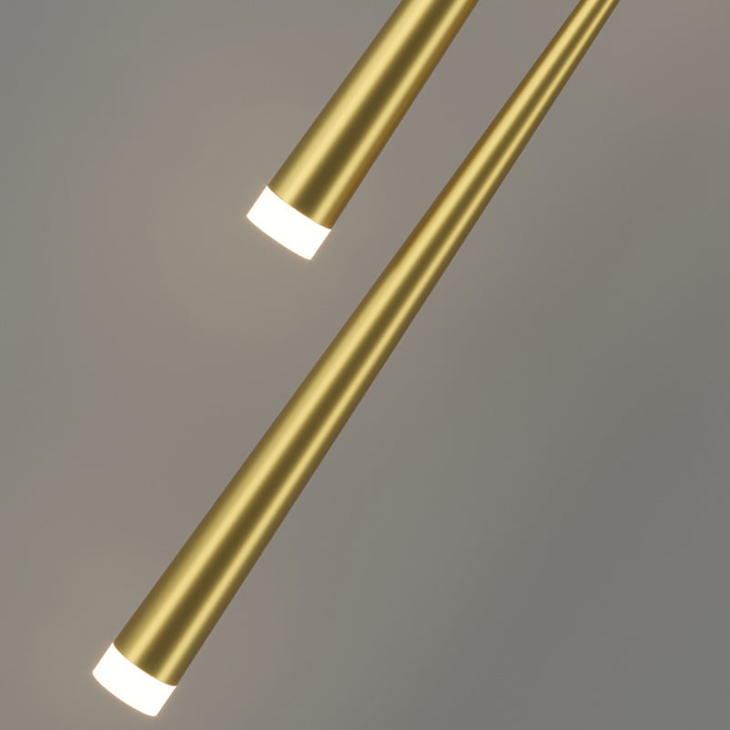 Modern Pendant Light Minimalist Metal Bedroom LED Hanging Light Fixture