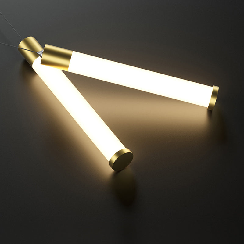 Modern Pendant Light Minimalist Metal Bedroom LED Hanging Light Fixture