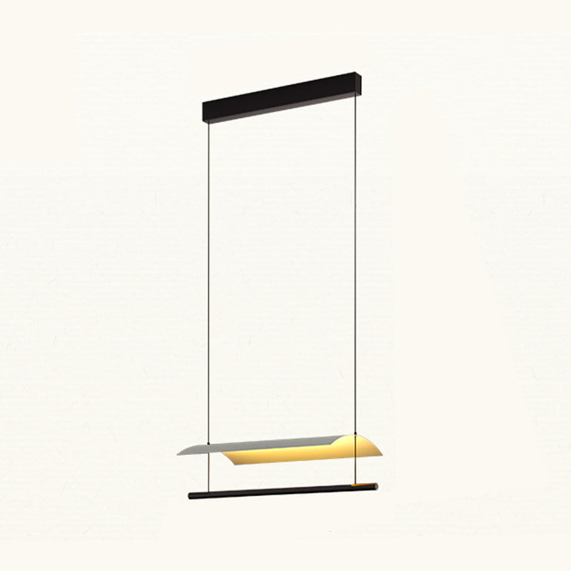 Restruction de lampes suspendues de l'île moderne Restaurant des luminaires suspendus avec de l'ombre en métal