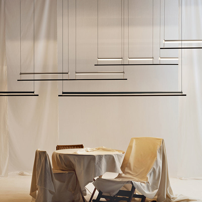 Restruction de lampes suspendues de l'île moderne Restaurant des luminaires suspendus avec de l'ombre en métal