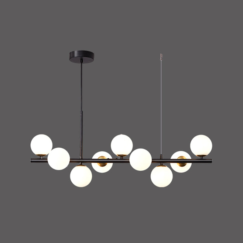 Luz de colgante de cabezal múltiple de estilo de isla de estilo simple moderno para sala de estar para sala de estar