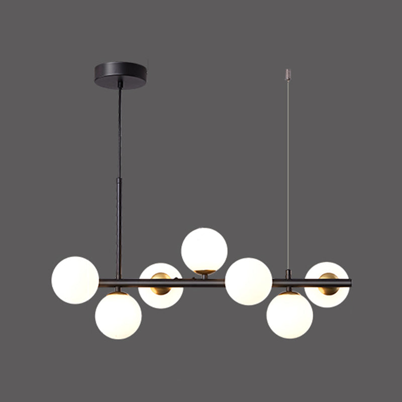 Luz de colgante de cabezal múltiple de estilo de isla de estilo simple moderno para sala de estar para sala de estar