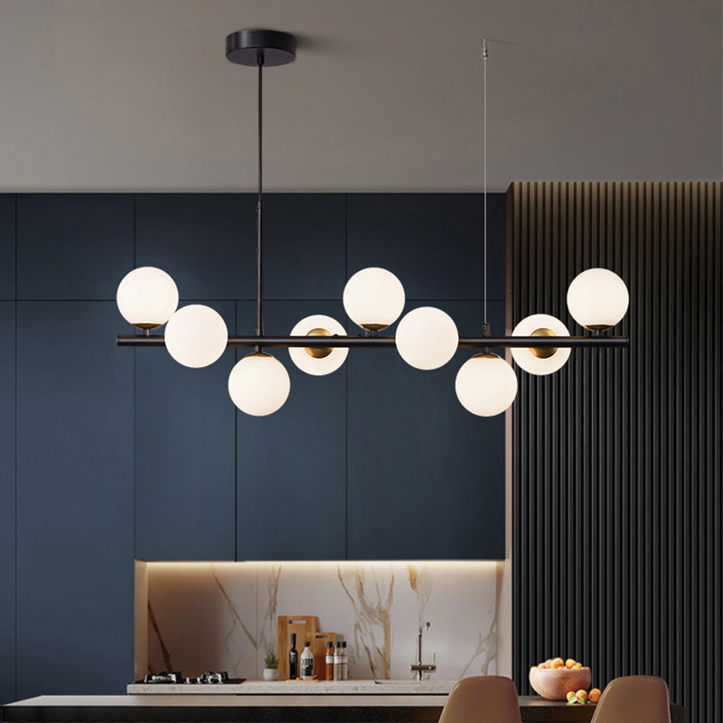 Luz de colgante de cabezal múltiple de estilo de isla de estilo simple moderno para sala de estar para sala de estar