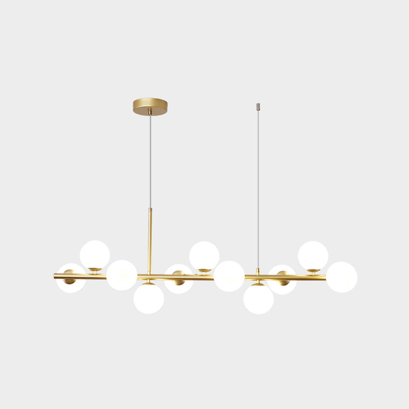 Luz de colgante de cabezal múltiple de estilo de isla de estilo simple moderno para sala de estar para sala de estar