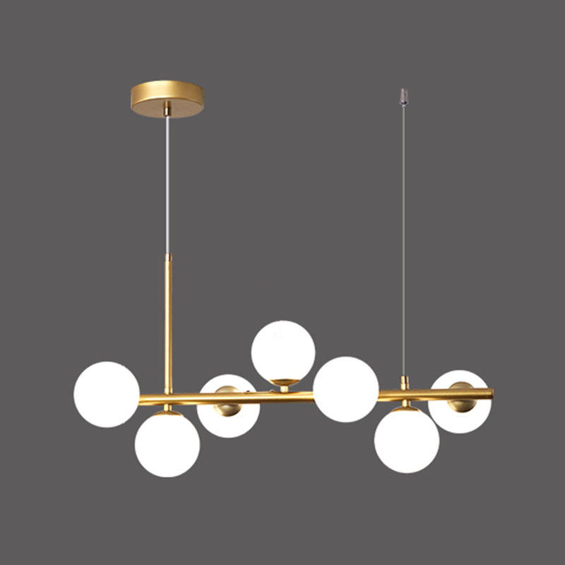 Luz de colgante de cabezal múltiple de estilo de isla de estilo simple moderno para sala de estar para sala de estar