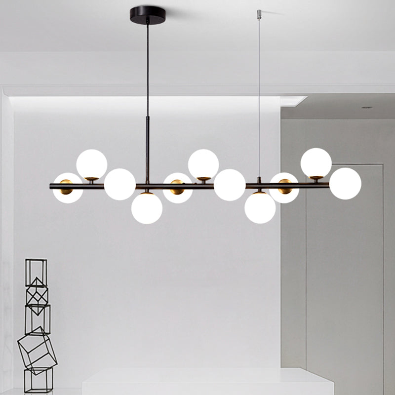 Luz de colgante de cabezal múltiple de estilo de isla de estilo simple moderno para sala de estar para sala de estar