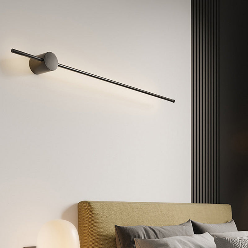 Nachtwandlicht moderner Minimalismus LED Black Wandhalterung Beleuchtung für Wohnzimmer