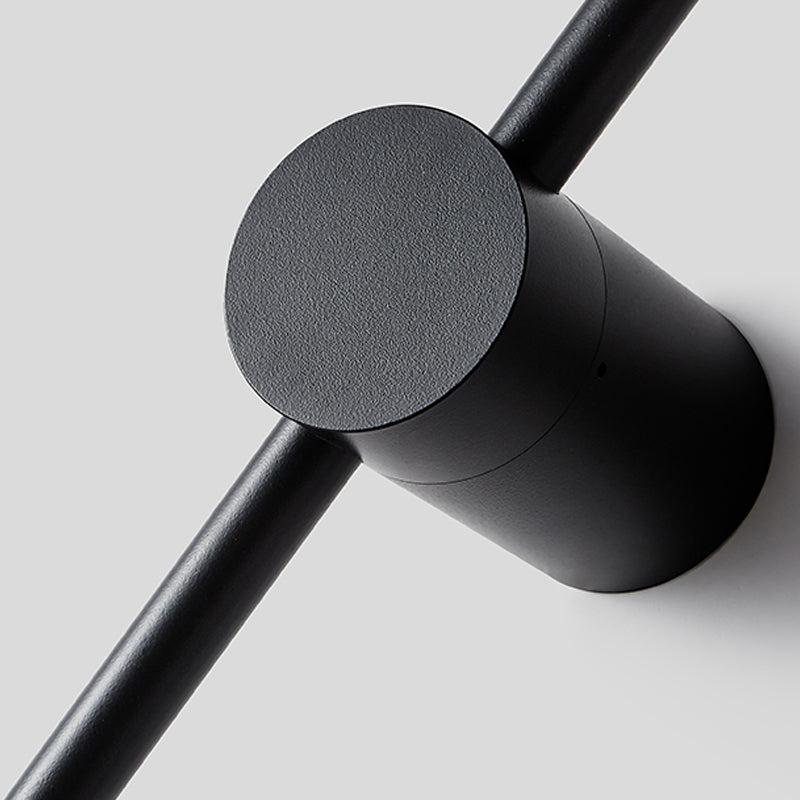 Nachtwandlicht moderner Minimalismus LED Black Wandhalterung Beleuchtung für Wohnzimmer