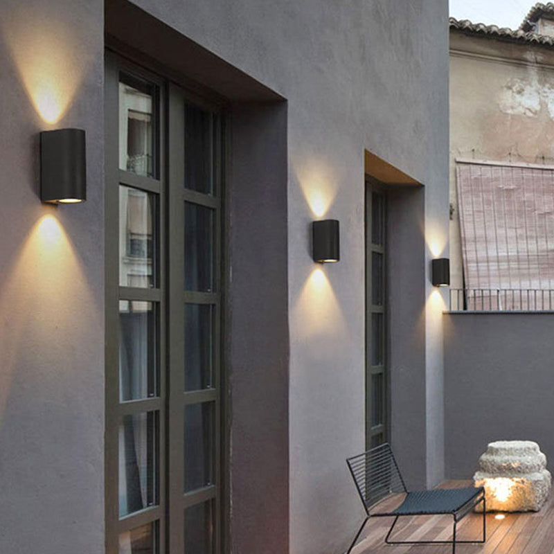 Luz de montaje de pared simple de estilo moderno Corredor al aire libre LED LIGHTURA